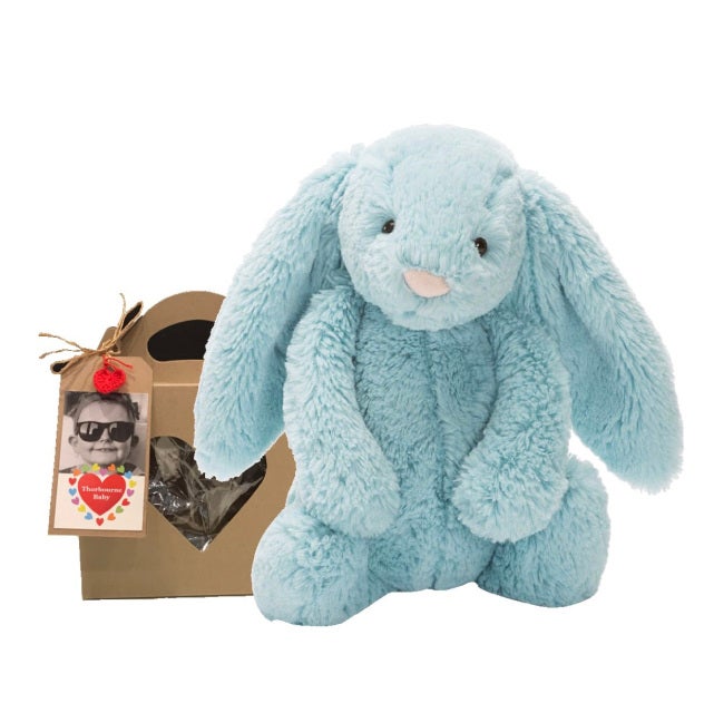 Bashful aqua bunny medium sales